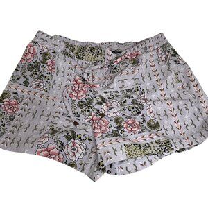 New York & Company Floral Patterned Womens Shorts Size M 7th Avenue Design Studi